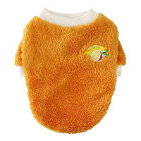 Махровый свитер для котов и кошек Pet Style "Лимон" Оранжевый