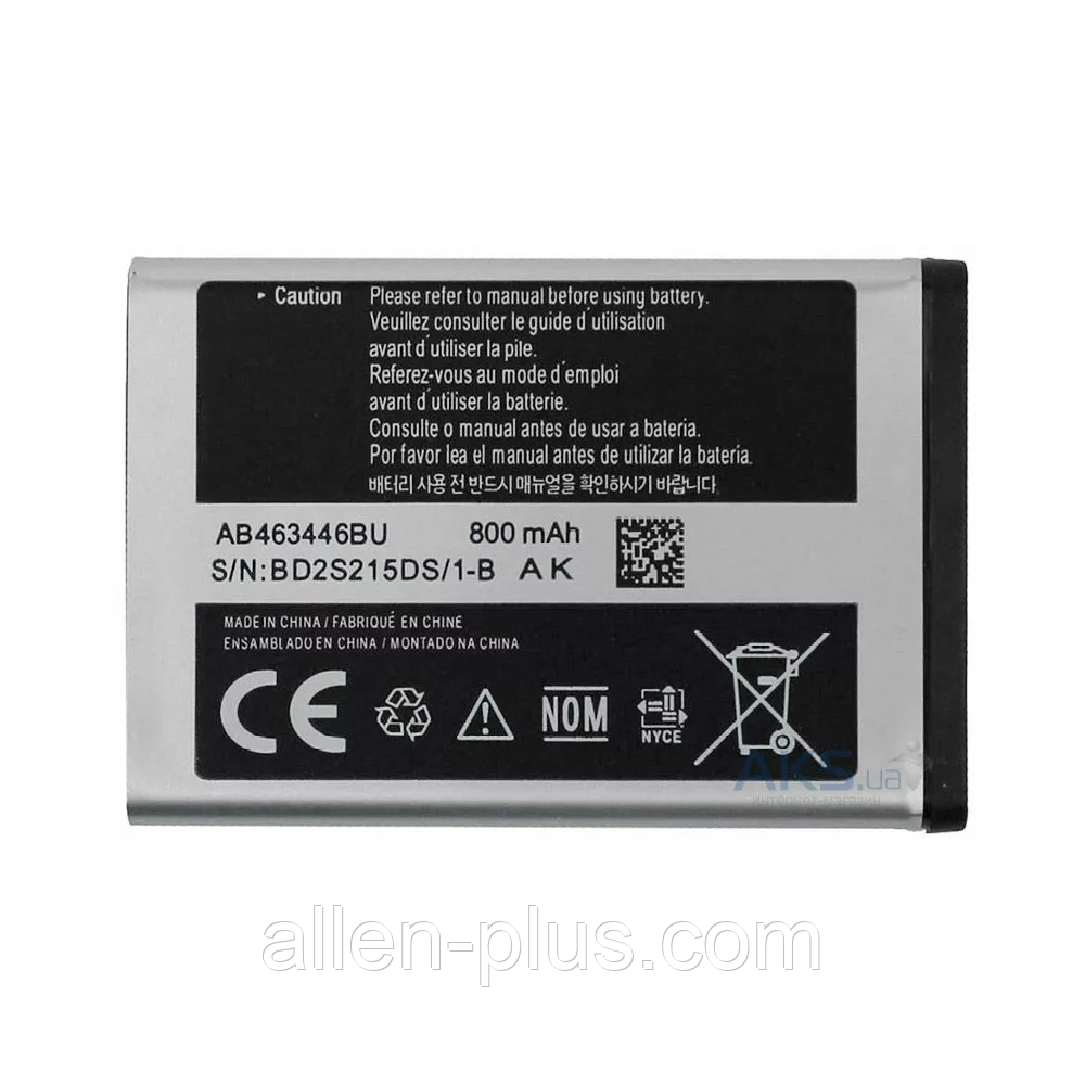 Акумулятор SAMSUNG AB463446BU Li-Ion 3,7V 800mAh