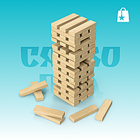 Настольная игра Дженга Башня Jenga Power Tower Джанга PT-01 56 брусков