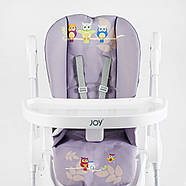 Дитячий стільчик для годування Joy K-60290 до 3 років 7 положень висоти, 3 положення спинки, фото 5