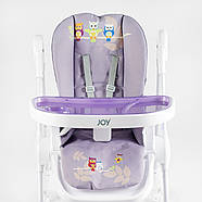 Дитячий стільчик для годування Joy K-60290 до 3 років 7 положень висоти, 3 положення спинки, фото 7