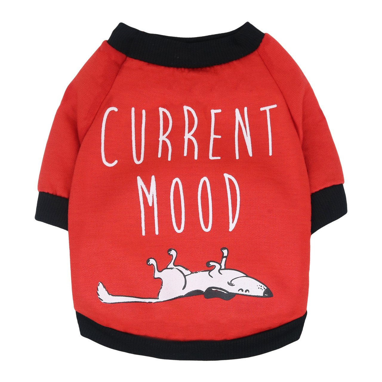 Світшот для котів Pet Style "Current Mood" Червоний XS