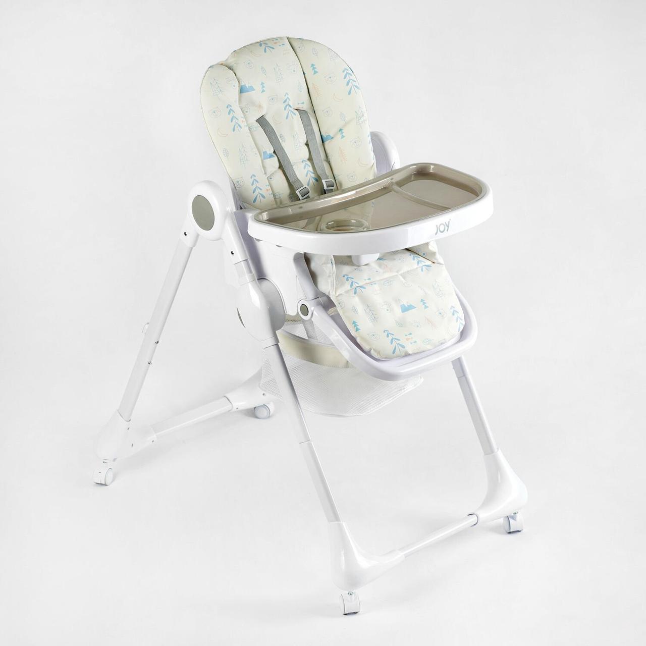 Дитячий стільчик для годування Joy K-11058 до 3 років 7 положень висоти, 3 положення спинки, фото 1