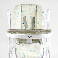 Дитячий стільчик для годування Joy K-11058 до 3 років 7 положень висоти, 3 положення спинки, фото 3