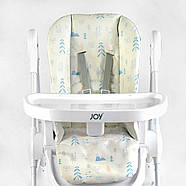 Дитячий стільчик для годування Joy K-11058 до 3 років 7 положень висоти, 3 положення спинки, фото 8