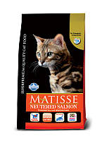 Сухой корм Farmina Matisse Cat Neutered Salmon с лососем для взрослых стерилизованных котов, 1,5 кг