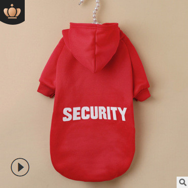 Худі довге для котів Pet Style "Security" Червоне XS