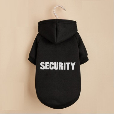 Худі довге для котів Pet Style "Security" Чорне XS