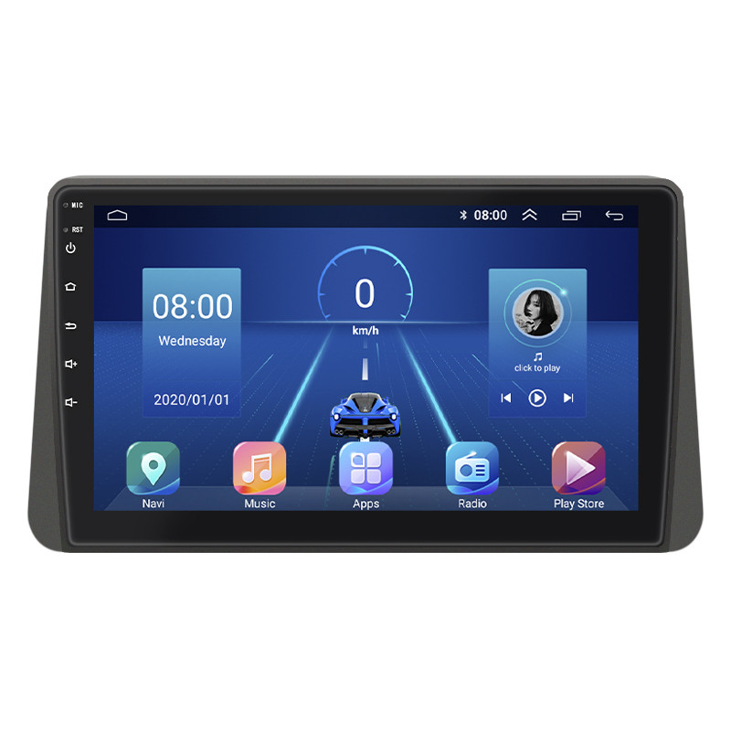 Штатна магнітола Lesko для Fiat Tipo 356 2015-2020 екран 9" 6/128Gb 4G Wi-Fi GPS Top