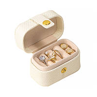 Скринька Casegrace SP-01244 White для кілець і ювелірних виробів портативна компактна