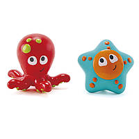 Набор игрушек для ванной Осьминог и морская звезда Hape E0213 на присосках, Toyman
