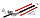 Насадка "кущоріз - ножиці" на мотокосу, штанга D=28 мм, 9 шліців, фото 2