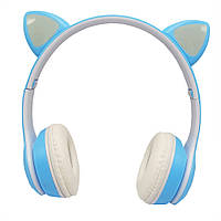 Дитячі навушники з котячими вушками Bambi VIV-23M(Blue), Land of Toys