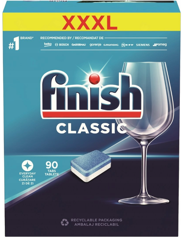 Засіб Finish Classic 90 капсул для посудомийних машин