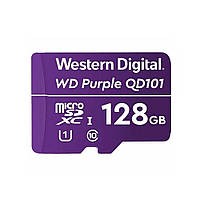 Карта памяти Western Digital microSDXC 128Gb 10 class (WDD128G1P0C) для видеонаблюдения