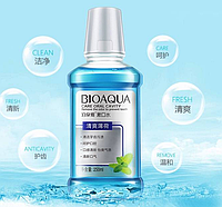 Ополіскувач ротової порожнини з ароматом м'яти BIOAQUA Clean Tartar Care For Gums Fresh , 250 мл