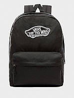 Рюкзак Vans чорний із аплікацією 22 л. Vans Realm Backpack Black