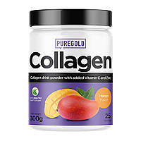 Бычий Коллаген с Витамином С и Цинком Collagen - 300г Манго