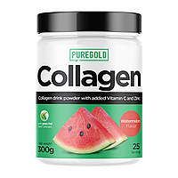 Бычий Коллаген с Витамином С и Цинком Collagen - 300г Арбуз