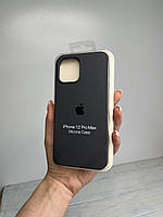 Силіконовий чохол на iPhone 12 Pro Max ( чорний )