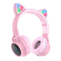 Беспроводные Bluetooth наушники HOCO W27, Pink, Box