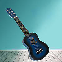 Гіталелі синього кольору. Укулеле 6 струн. Міні гітара. Портативні гітари. Похідна гітара