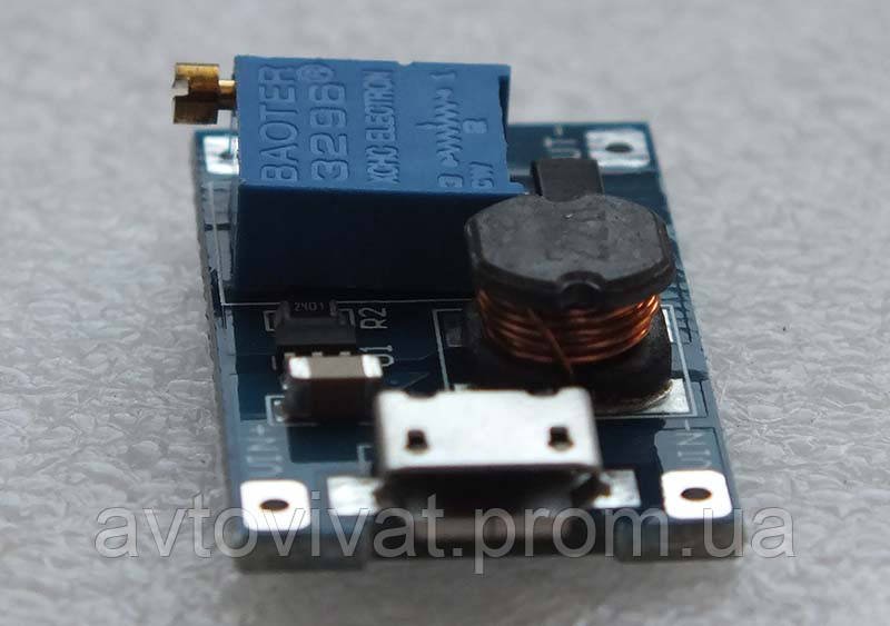 Повышающий Преобразователь Буст Модуль 2-24В в 5-28В Micro USB ...