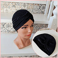 Чалма, хиджаб, шапка для алопеции(онко) DOLLI- черная