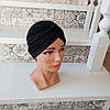 Чалма, хіджаб, шапка для алопеції(онко) DOLLI- чорна, фото 6