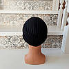 Чалма, хіджаб, шапка для алопеції(онко) DOLLI- чорна, фото 5