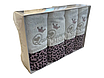Набір турецьких кухонних рушників Maison D'or Queen Ecru-Dark Lilac махрові 30х50см (4 шт), фото 3