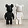 Статуетка Bearbrick 400% White 28 см. Іграшка дизайнерська Беарбрик білий. Bearbrick, фото 3