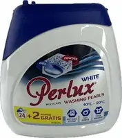 Капсули для прання PERLUX White Перлюкс для білого 24+2шт