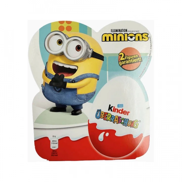 Набір Kinder яйце Minions Міньйони 4 шт, 80 г