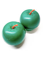 Набор для специй из СССР, зеленые помидоры 5 см-5 см, б-у набор пластик, для соли, перца