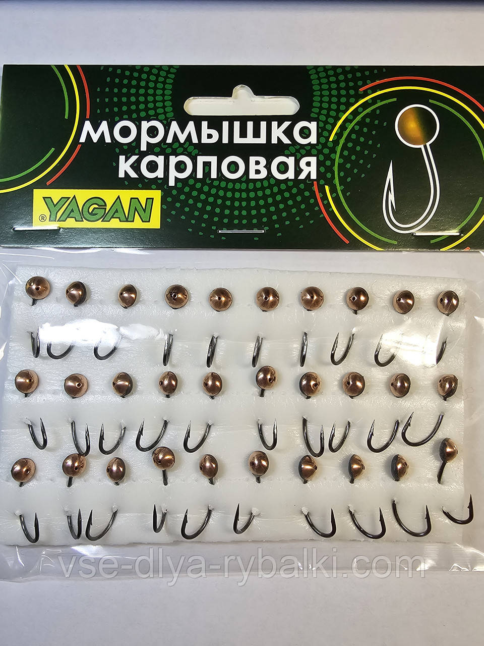 Мормишка коропова YAGAN око мідь № 4, фото 1