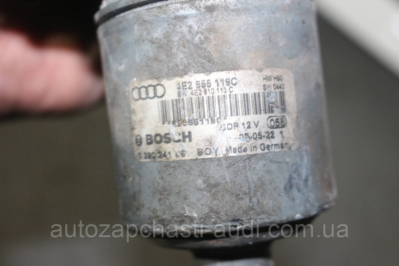 Моторчик трапеції двірників (склоочисника) 4e2955119 C Audi A8 D3/4E 2002-2009, фото 1