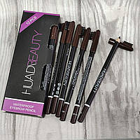 Карандаш для бровей HUDA BEAUTY темно-коричневый (12 штук) цена указана за 1 штуку