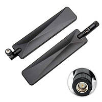 Комплект 2 шт. GSM 4G 3G LTE антени 12dBi 700-2700 Мгц SMA Male (тато) для роутера, модему, репітера