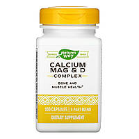 Комплекс для Здоровья Костей и Мышц Calcium-Magnesium-Vitamin D - 100 капсул