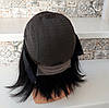 Перука подовжене каре з натурального волосся з моновставкою ручної роботи темно-шоколадний IRIS 12"-2natural, фото 9
