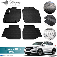 Коврики в салон Honda HR-V 2013- Комплект из 4-х ковриков Стингрей