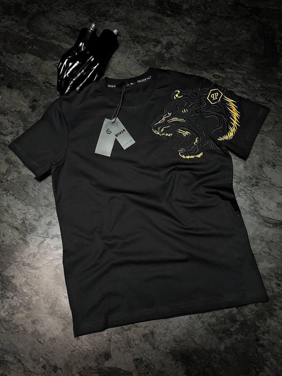 Чоловіча футболка Philipp Plein D11784 чорна S