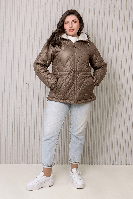 Жіноча демісезонна куртка ЕЛІНА ,44-58,бежевий