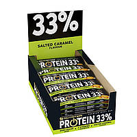 Протеиновые Батончики Protein 33% Bar - 25x50г Солёная Карамель