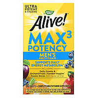 Мультивитаминный Комплекс для Мужчин с Натуральными Фруктами и Овощами Max3 Potency Men's - 90 таб