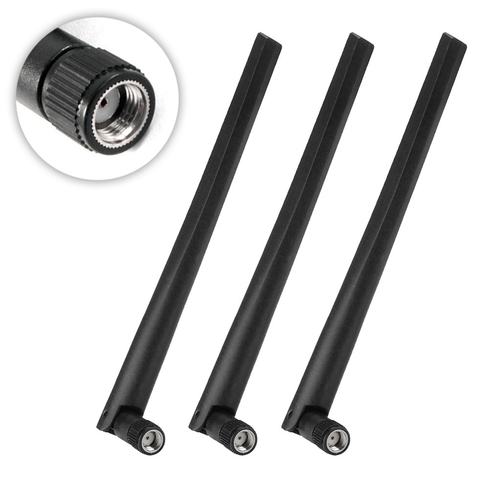 3шт WiFi антена 5dbi 2.4-5.8 GHz RP-SMA для роутерів, модемів, ASUS RT-AC68U AC66U AC56, фото 1
