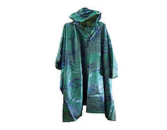 Плащ-палатка пончо накидка від дощу, дощовик 3-в-1 Камуфляж