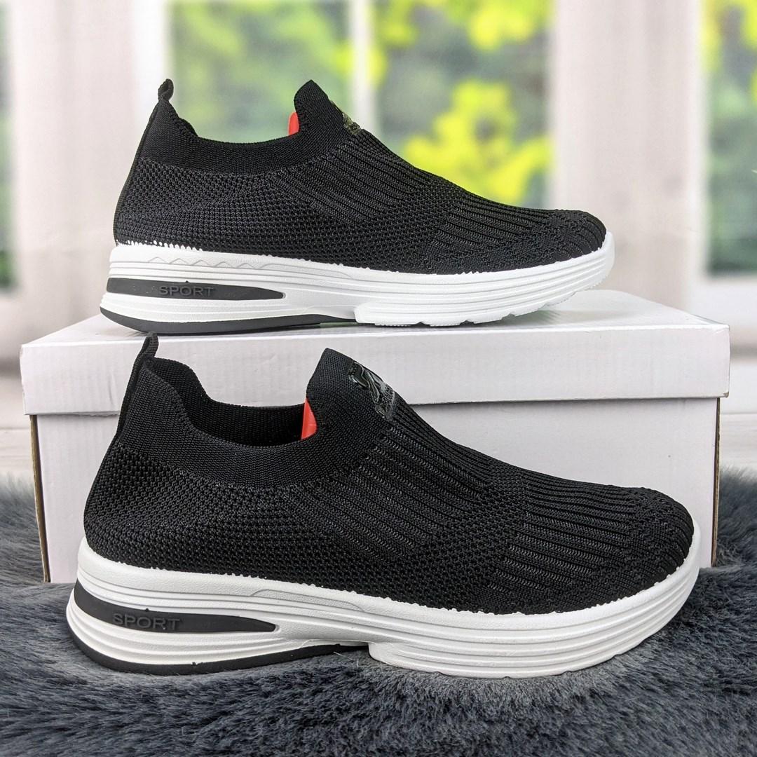 Кросівки жіночі текстильні чорні L.Fairy 4393