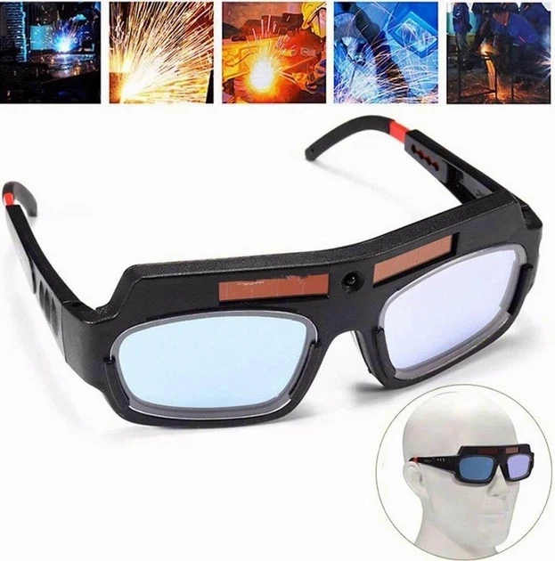 Защитные сварочные очки для сварки с авто затемнением защита от УФ и ИК лучей + Подарок НожКредитка - фото 2 - id-p2107894935